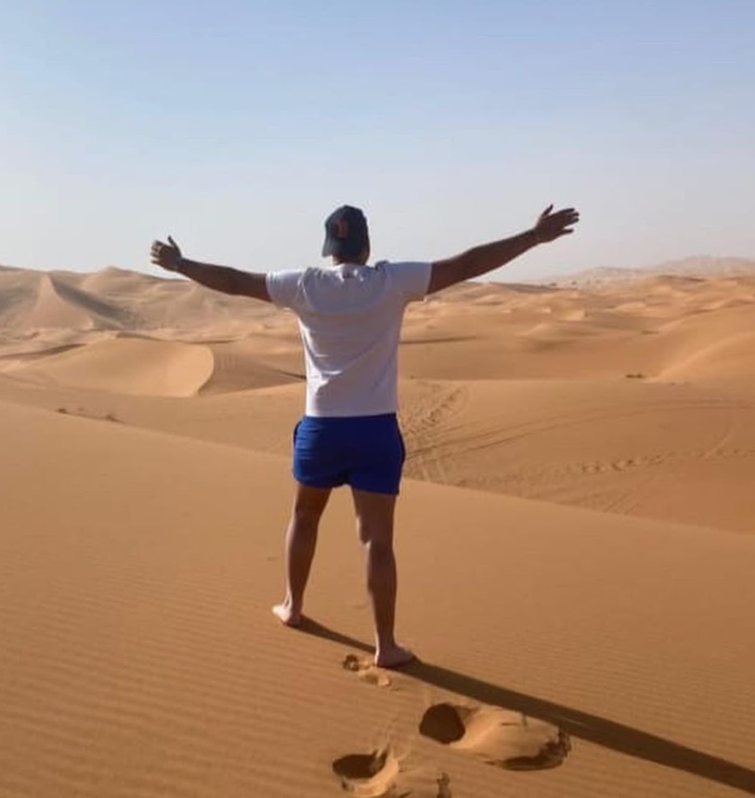 Dune del Sahara al tramonto